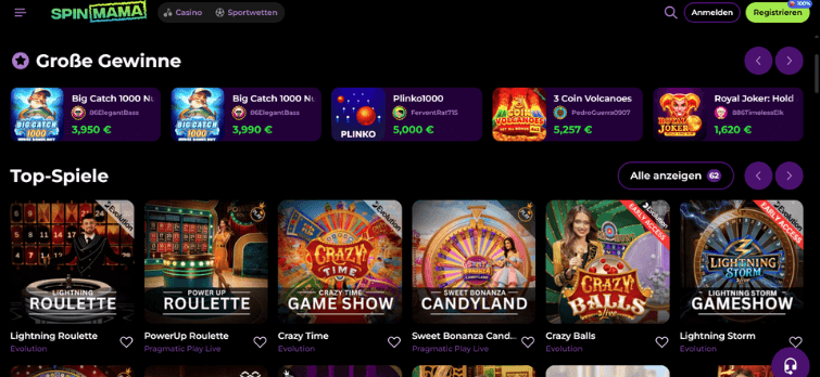 Spinmama Casino - Twoje miejsce na niezapomniane wrażenia hazardowe